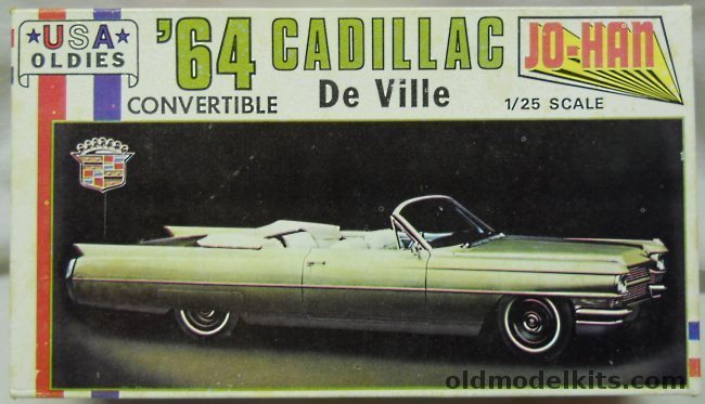 Jo-Han 1/25 1964 Cadillac De Ville Convertible, C-3964 plastic model kit